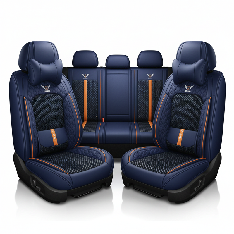 Kit Capa Banco de Carro Completo em Couro Legítimo Italian + BRINDE: Kit Tapete Completo